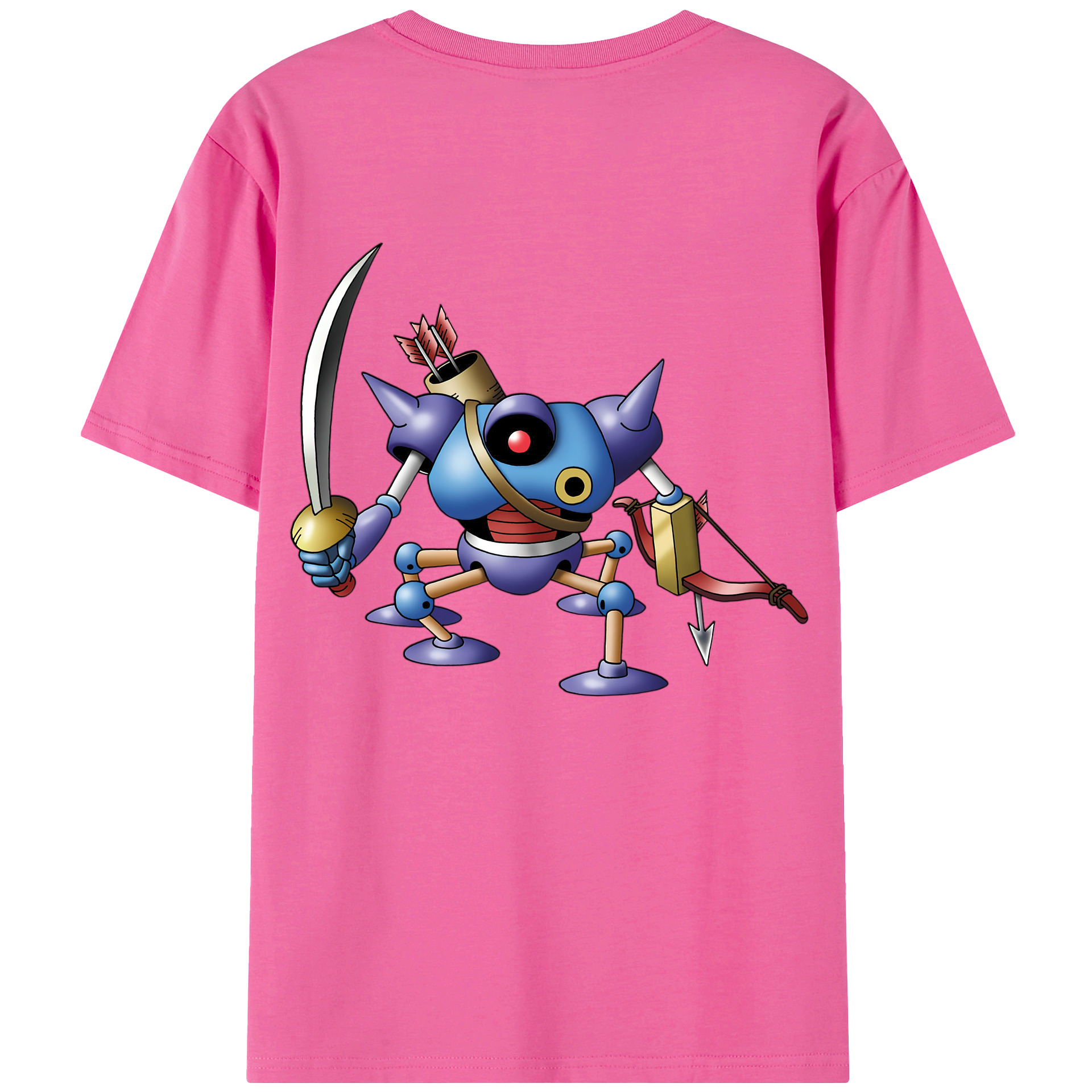 （画像用） ドラゴンクエスト Doragon Kuesuto Dragon Quest レディース半袖Tシャツ(バックプリント)